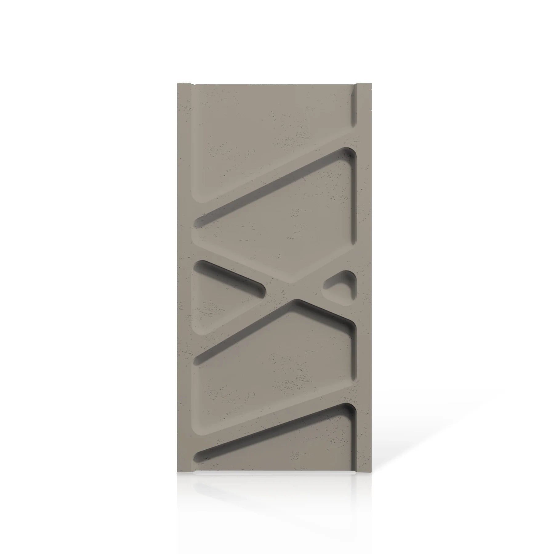 3D Concrete Wall Panels PARALELL colour swatch on white background DecorMania.eu